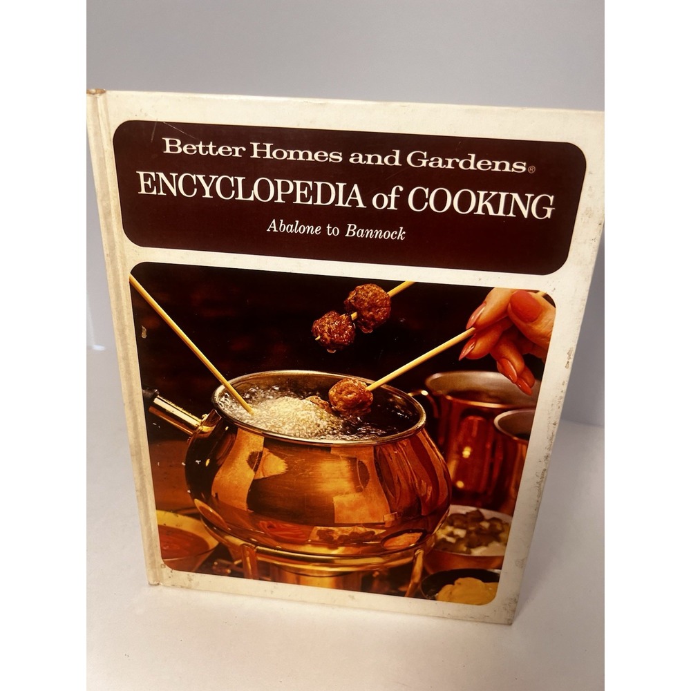 Better Homes and Gardens VTG Encyclopedia of Cooking Hardcover Cookbook Vol 1